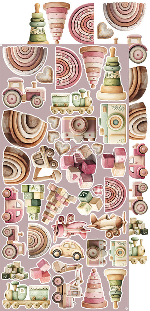 Craft O'Clock - Baby Girl Universe - Extras Set - Baby Girl