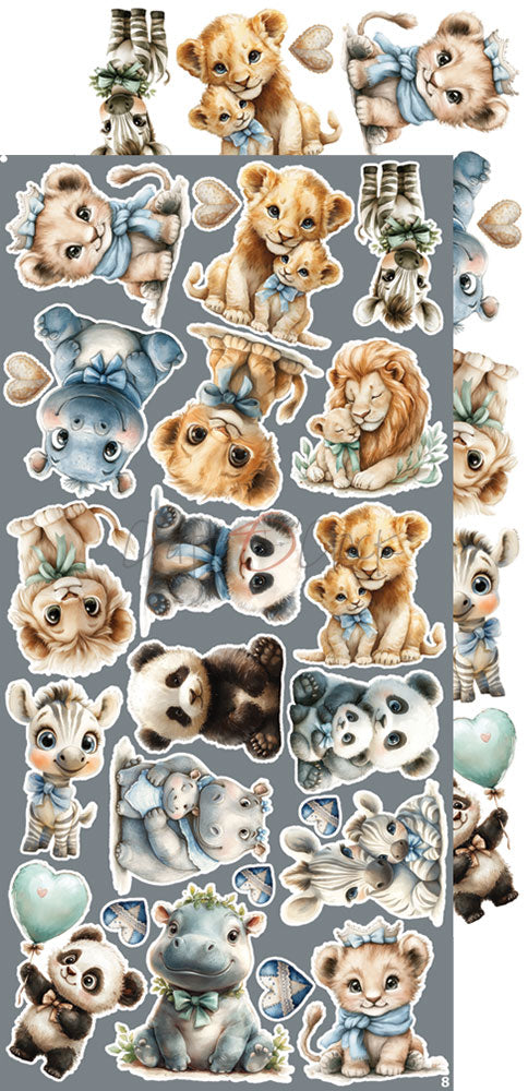 Craft O'Clock - Baby Boy Universe - Extras Set - Flowers & More