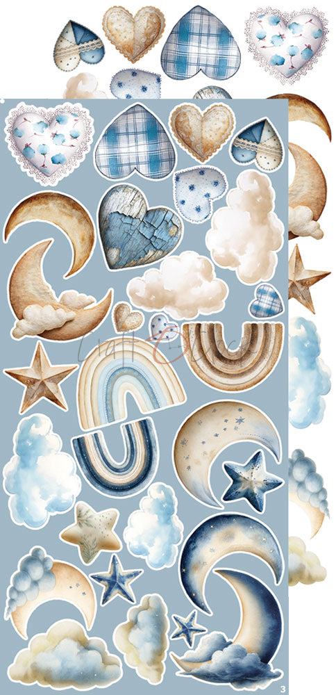 Craft O'Clock - Baby Boy Universe - Extras Set - Baby Boy