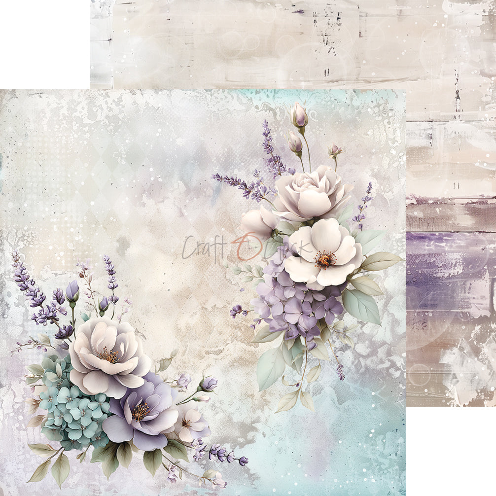 Craft O'Clock -  Flowers of Delight - 8x8"