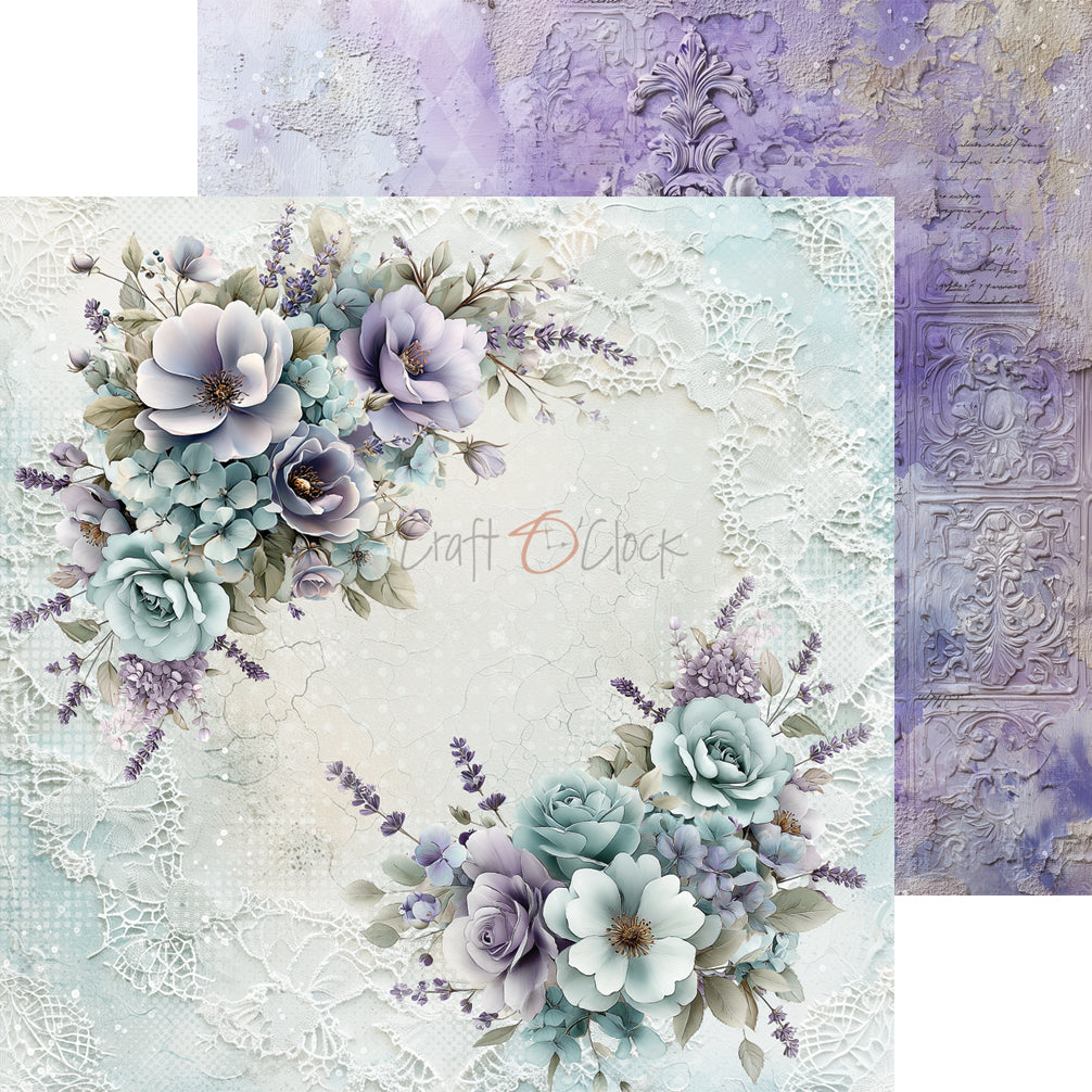 Craft O'Clock -  Flowers of Delight - 8x8"