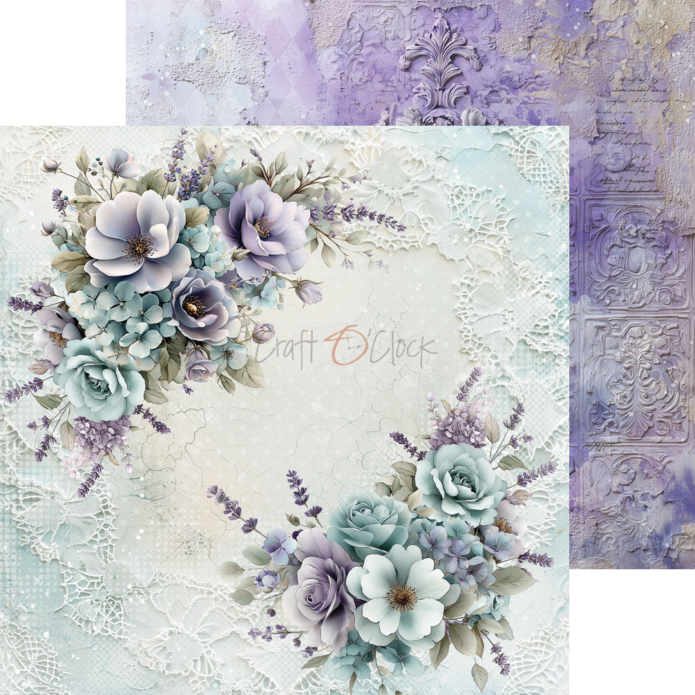 Craft O'Clock - Flowers of Delight  - Paper Pad - 6x6"