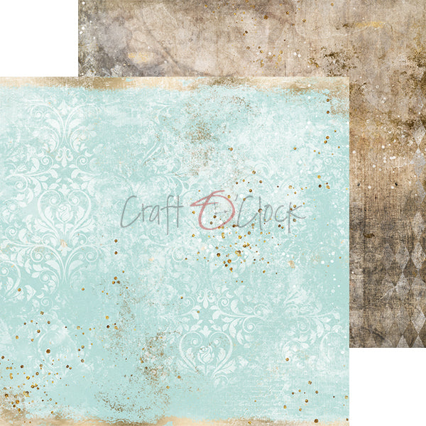 Craft O'Clock - Touch of Nostalgia - Basic Paper Pad - 8x8"