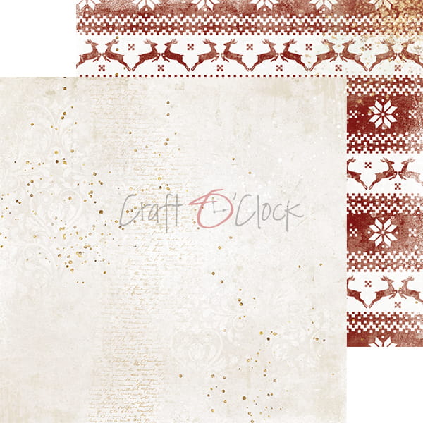 Craft O'Clock - Christmas Treasure - Basic Paper Pad - 8x8"