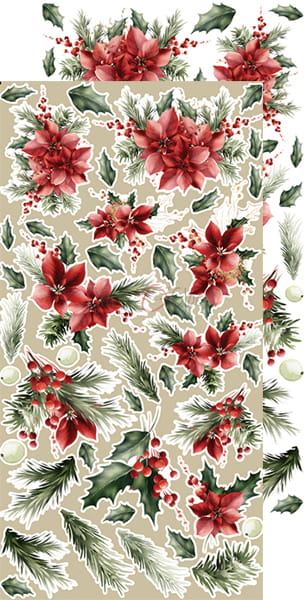 Craft O'Clock - Christmas Treasure - Extras Set - Flowers