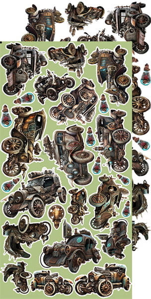 Craft O'Clock - Mists of Toolbox Town - Extras Set - Town