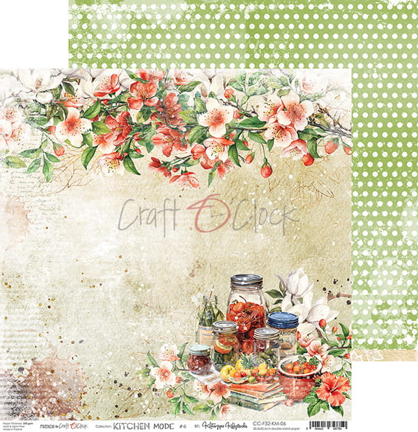 Craft O'Clock - Kitchen Mode - Paper Pad - 8x8"