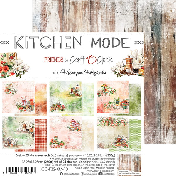 Craft O'Clock - Kitchen Mode - Paper Pad - 6x6"