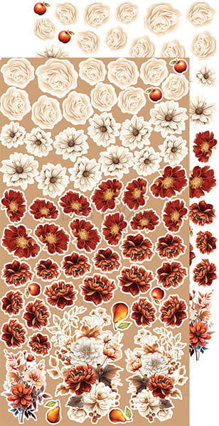 Craft O'Clock - Autumnaria - Extras Set - Flowers