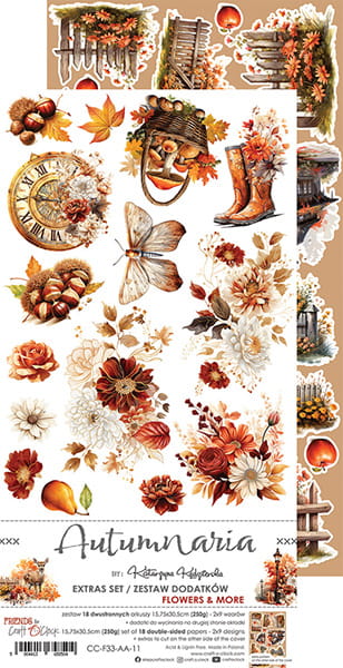 Craft O'Clock - Autumnaria - Extras Set - Flowers