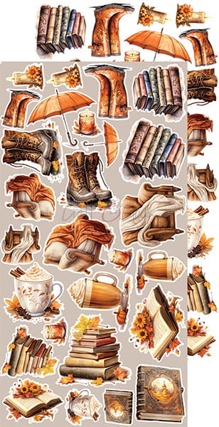 Craft O'Clock - Autumnaria - Extras Set - Autumn