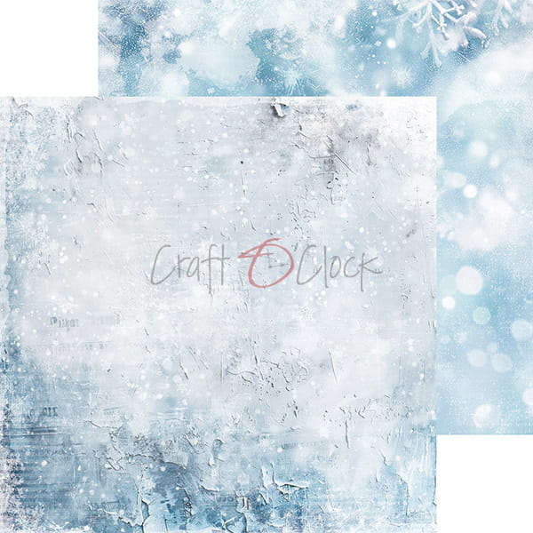 Craft O'Clock - Cozy Winterland - Basic Paper Pad - 8x8"