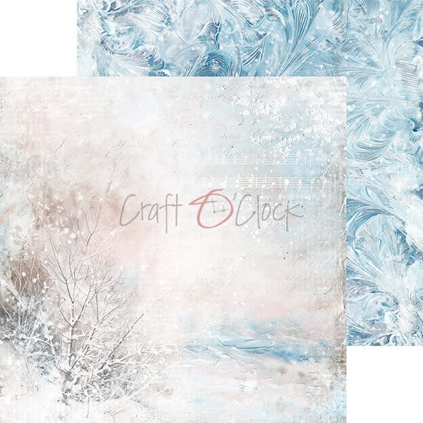 Craft O'Clock - Cozy Winterland - Basic Paper Pad - 8x8"