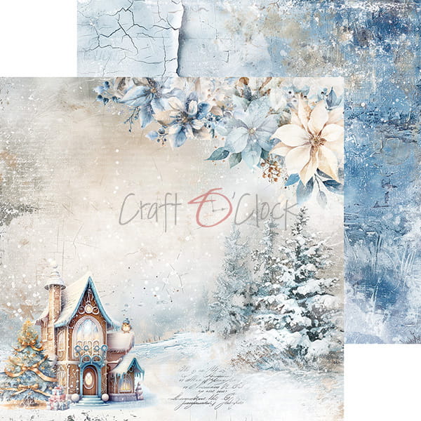 Craft O'Clock - Cozy Winterland - MIX Paper Pad - 8x8"