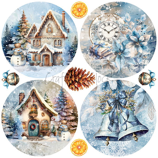 Craft O'Clock - Cozy Winterland - Paper Pad - 6x6"