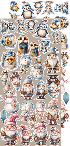 Craft O'Clock - Cozy Winterland - Extras Set - MIX