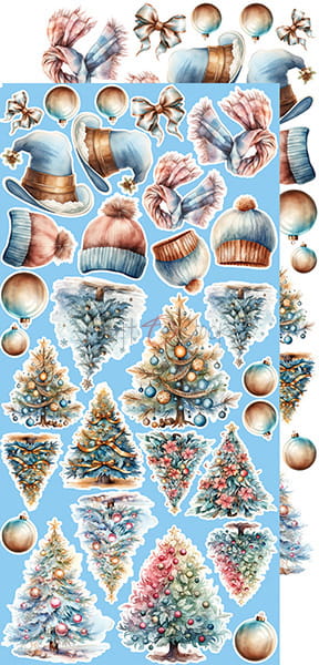 Craft O'Clock - Cozy Winterland - Extras Set - Winter