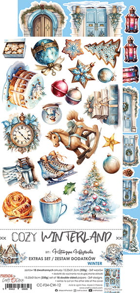 Craft O'Clock - Cozy Winterland - Extras Set - Winter