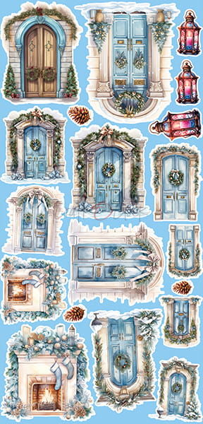 Craft O'Clock - Cozy Winterland - Extras Set - Winter