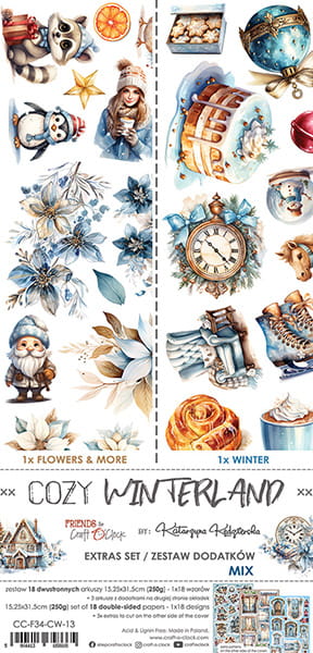 Craft O'Clock - Cozy Winterland - Extras Set - MIX