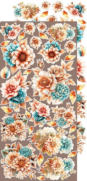 Craft O'Clock - Vintage Heaven - Extras Set - Flowers