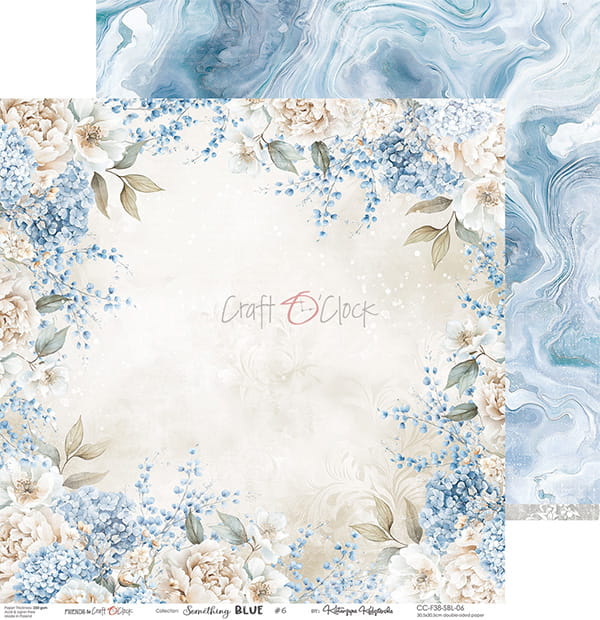 Craft O'Clock - Something blue - Paper Pack -  12 x 12"