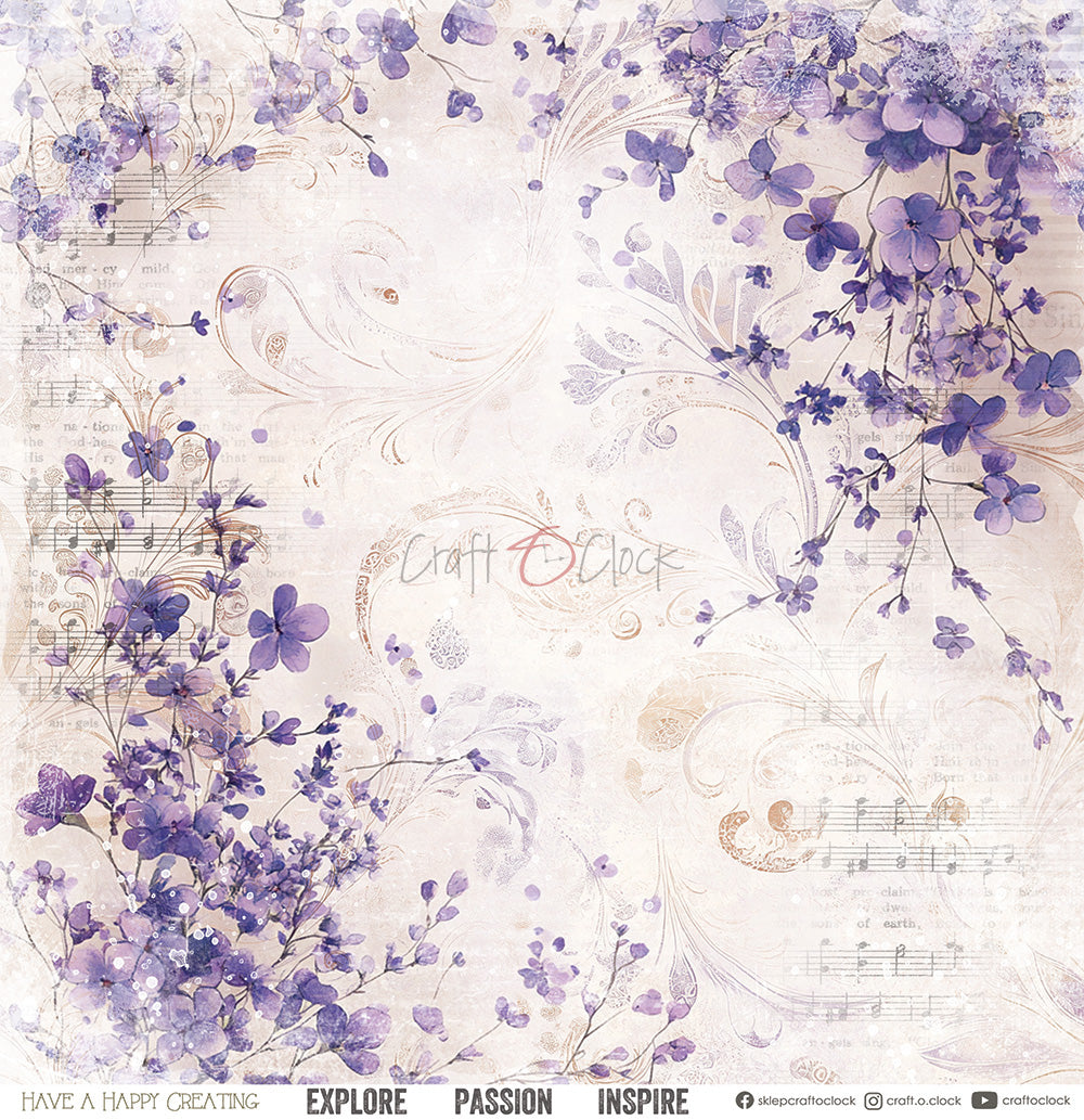 Craft O'Clock - Heritage whispers - Paper Pack -  12 x 12"