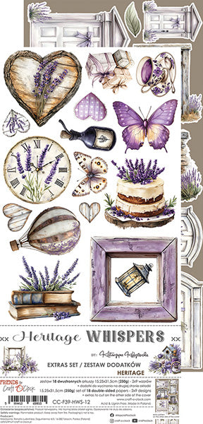 Craft O'Clock - Heritage whispers - Extras Set - Mix