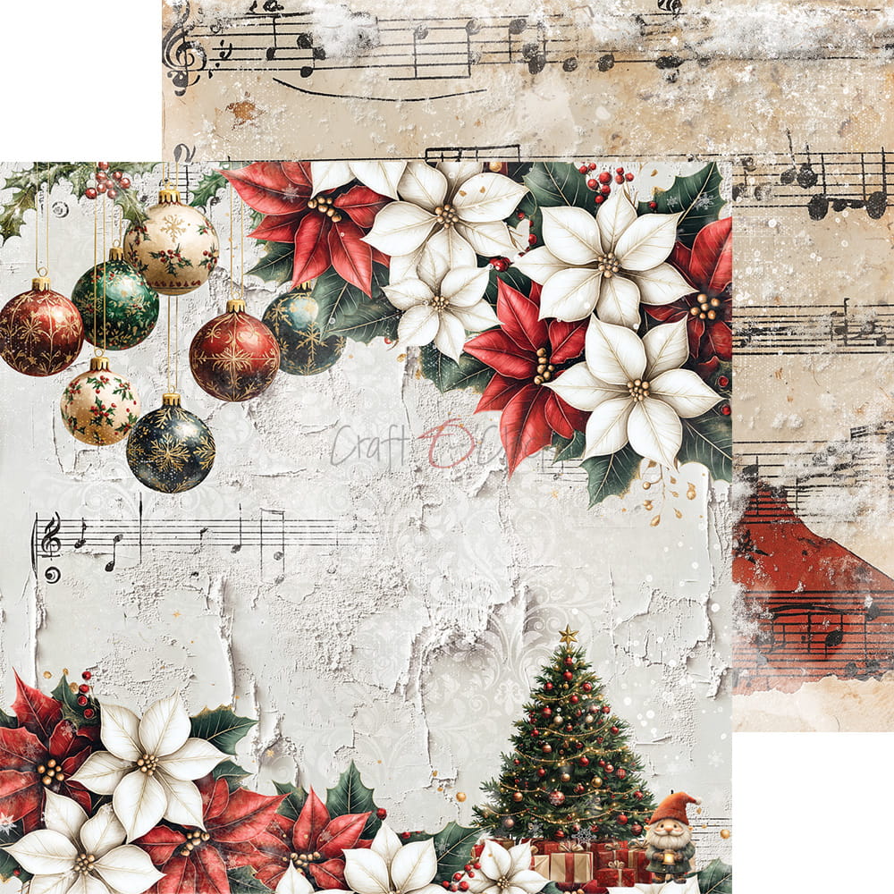 Craft O'Clock - Oh, Christmas Night - Extras Set - MIX - 8x8"