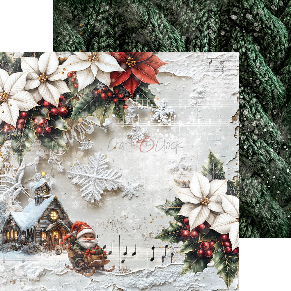 Craft O'Clock - Oh, Christmas Night - Extras Set - MIX - 8x8"