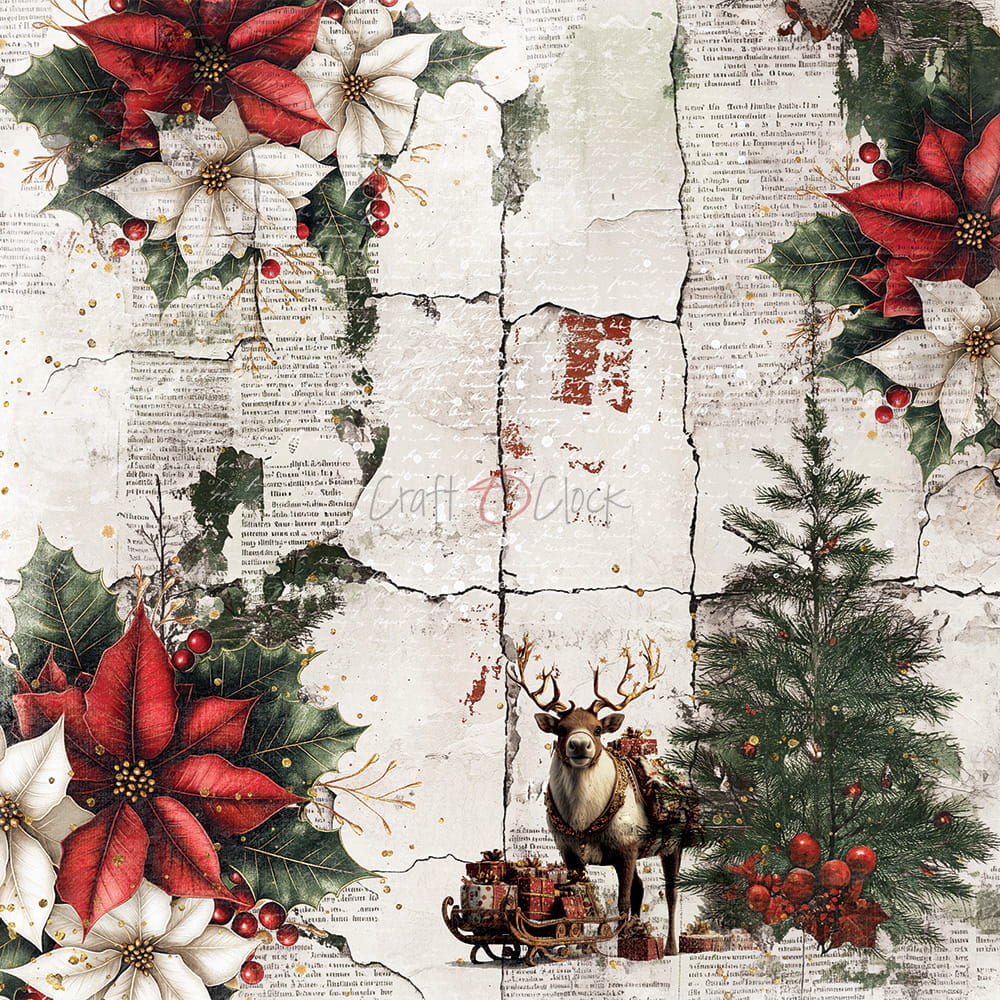 Craft O'Clock - Oh, Christmas Night - Extras Set - MIX - 8x8"