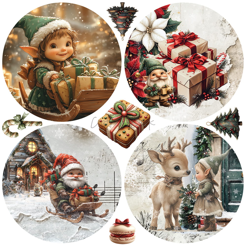 Craft O'Clock - Oh, Christmas Night  - Paper Pad - 6x6"