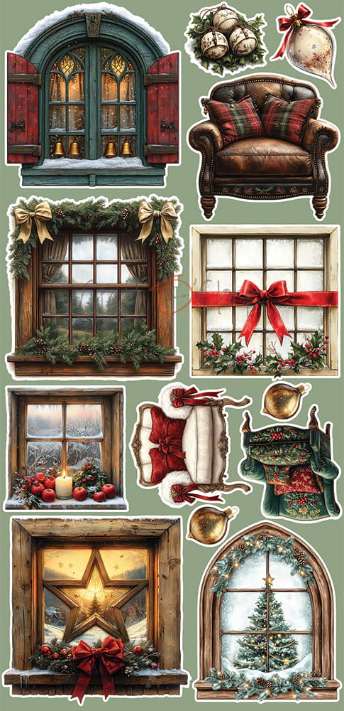 Craft O'Clock - Oh, Christmas Night - Extras Set - CHRISTMAS