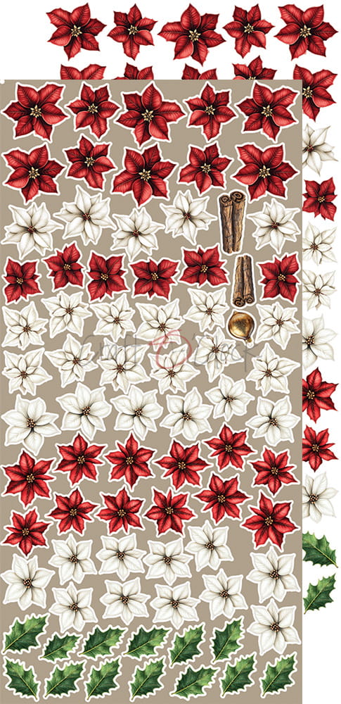 Craft O'Clock - Oh, Christmas Night - Extras Set - FLOWERS