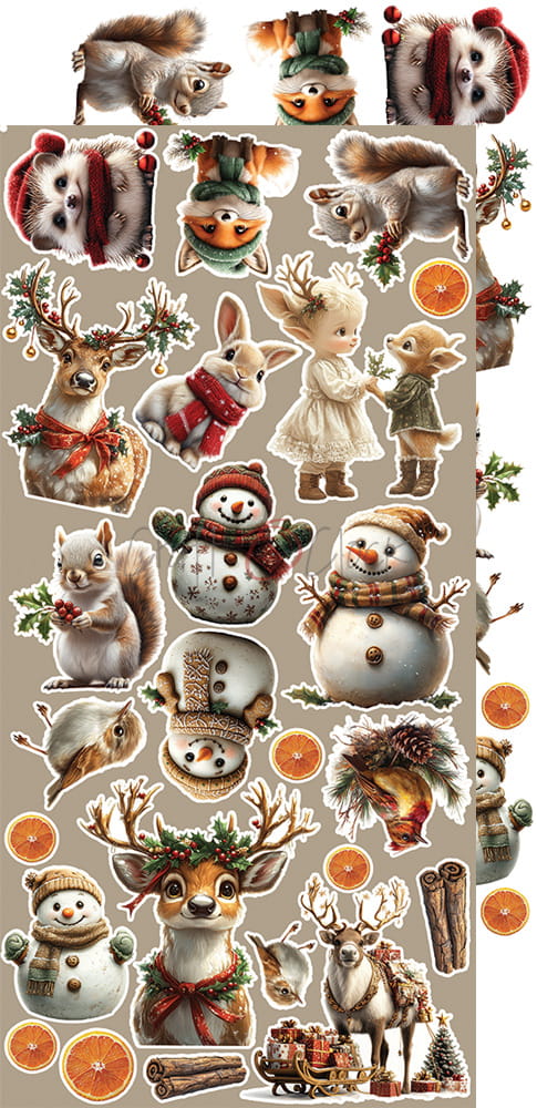 Craft O'Clock - Oh, Christmas Night - Extras Set - Mix