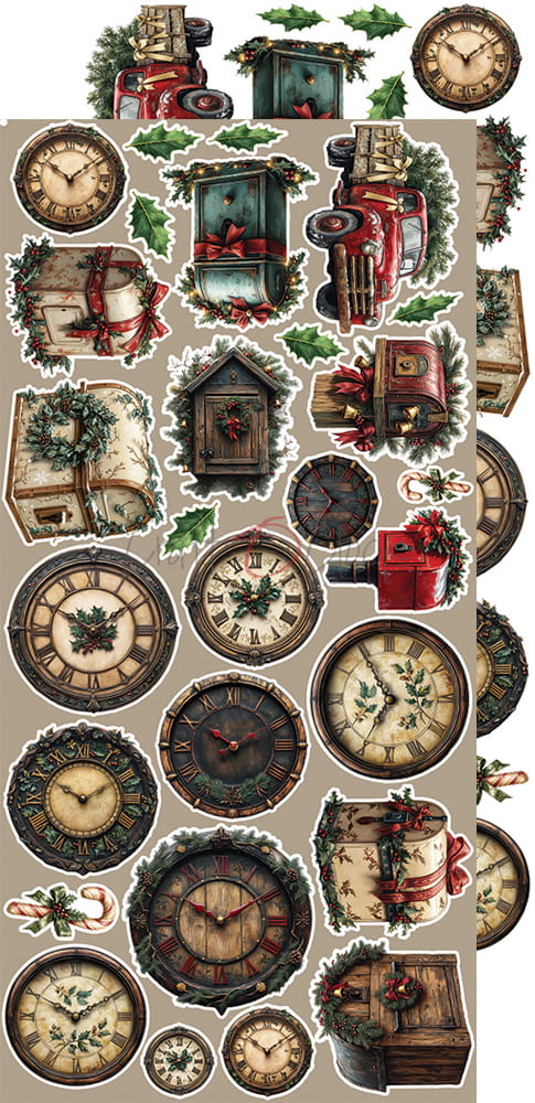 Craft O'Clock - Oh, Christmas Night - Extras Set - Mix