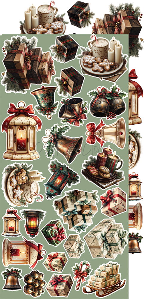 Craft O'Clock - Oh, Christmas Night - Extras Set - Mix