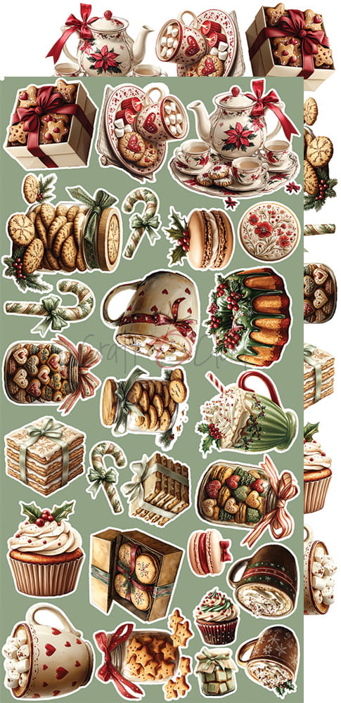 Craft O'Clock - Oh, Christmas Night - Extras Set - Mix