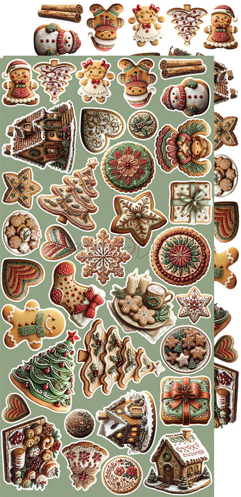 Craft O'Clock - Oh, Christmas Night - Extras Set - Mix