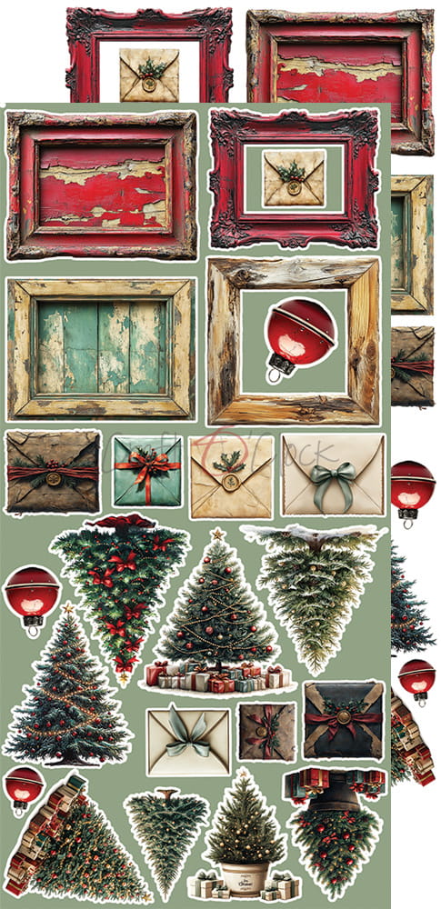 Craft O'Clock - Oh, Christmas Night - Extras Set - Mix