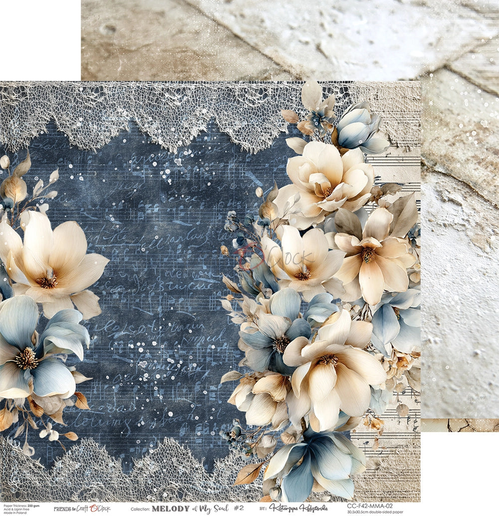 Craft O'Clock - Melody of my soul - Paper Pack -  12 x 12"
