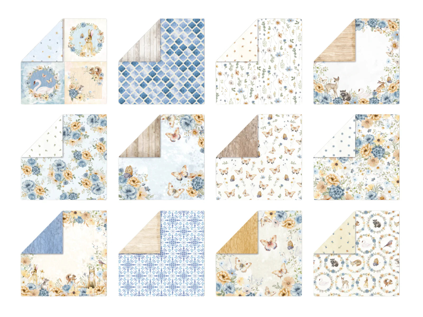Crafters Companion - Wildwood Whimsy - Paper Pad  12" x 12"