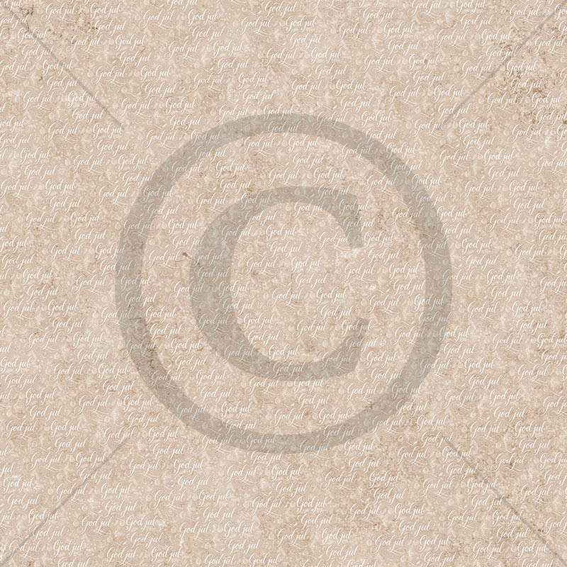 Papirdesign - Juleminner - Vintage julebær - 12 x 12"