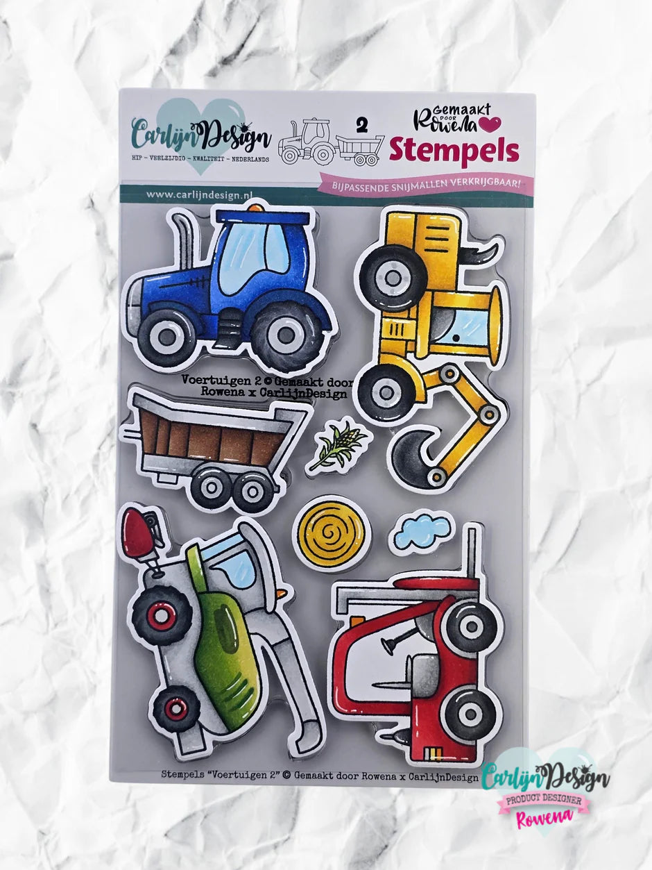 CarlijnDesign - Clear Stamps - Vehicles 2