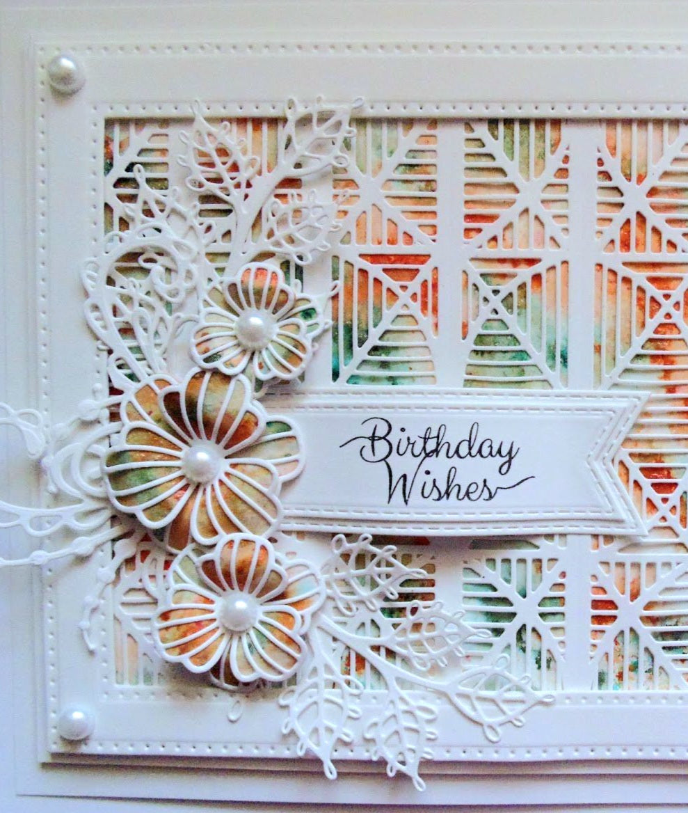 Creative Expressions -  Striped Nasturtiums Dies