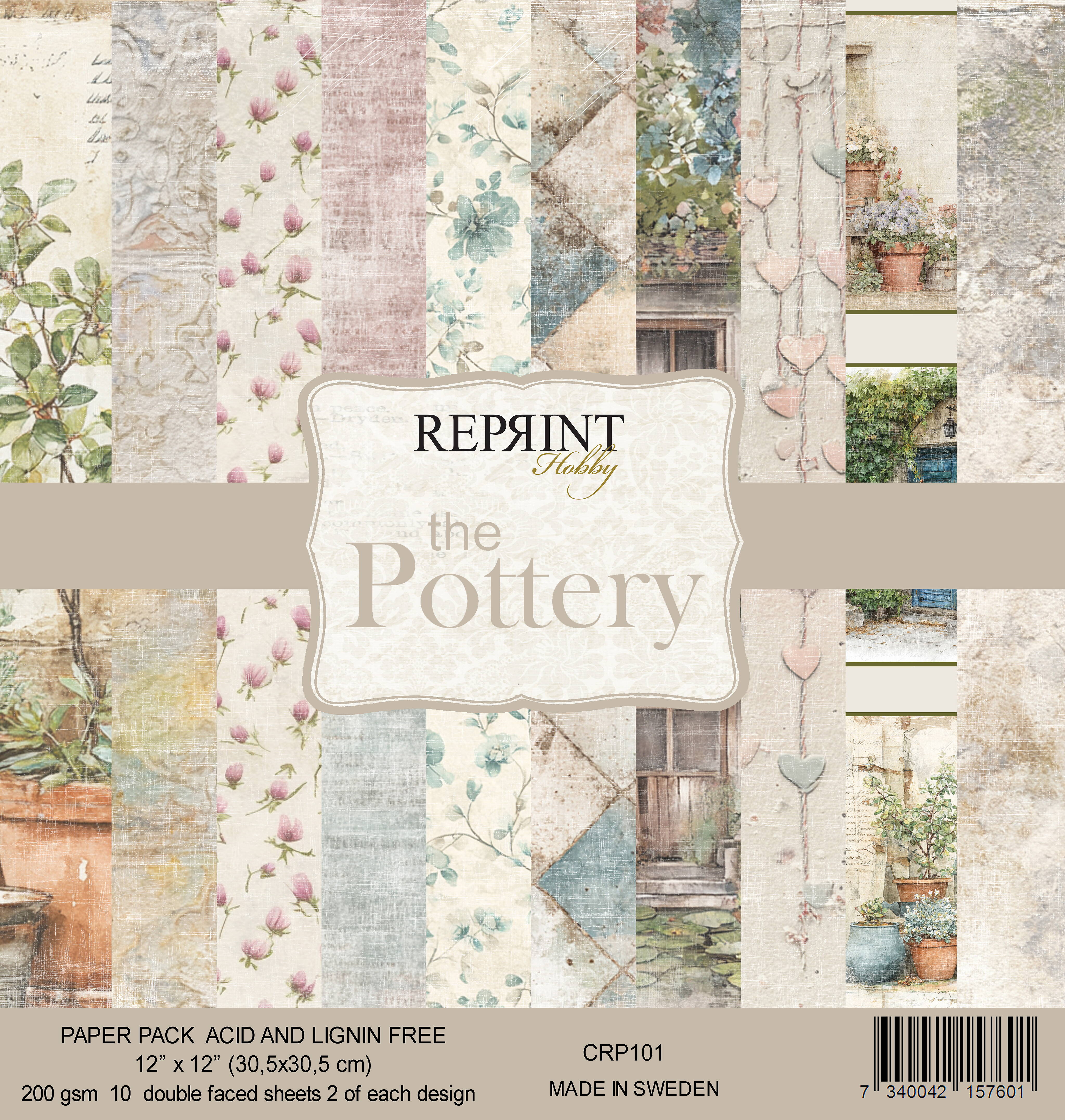 Reprint - The Pottery Collection - Collection Pack - 12 x 12"
