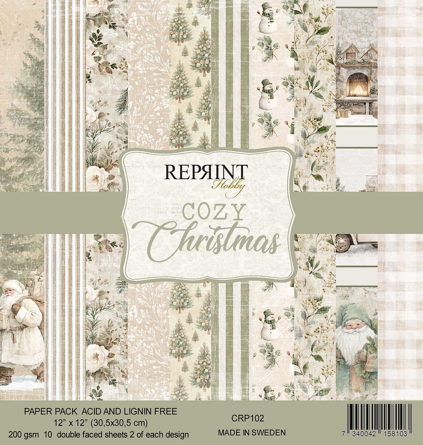 Reprint - Cozy Christmas Collection - Collection Pack - 12 x 12"