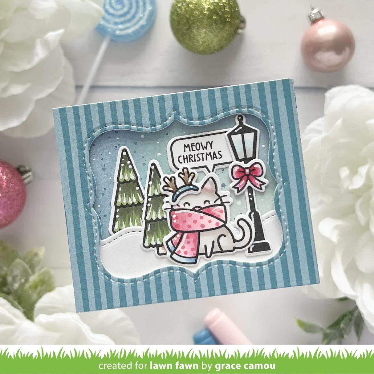 Lawn Fawn - Clear Stamps - Cozy Cats