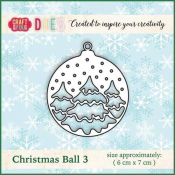 Craft & You - Cutting Dies - Christmas Ball 3