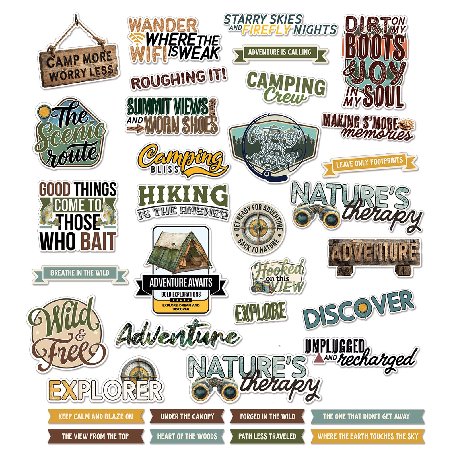 49 and Market - Campfire Memories - Chipboard Sentiments